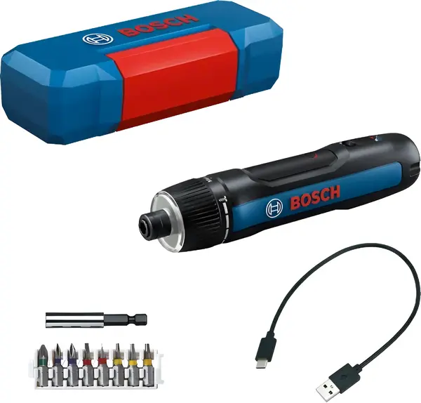 Șurubelniță fără fir Bosch GO - 3,6 V, cu baterie, cablu USB și biți