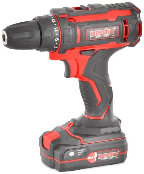 Șurubelniță fără fir Hecht - 1247, 20V, 2 Ah, 40 Nm, cu baterie și încărcător