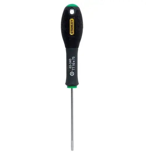 Surubelnita Stanley FatMax 1-65-340, torx siguranta TT10 x 75mm (Negru/Verde)