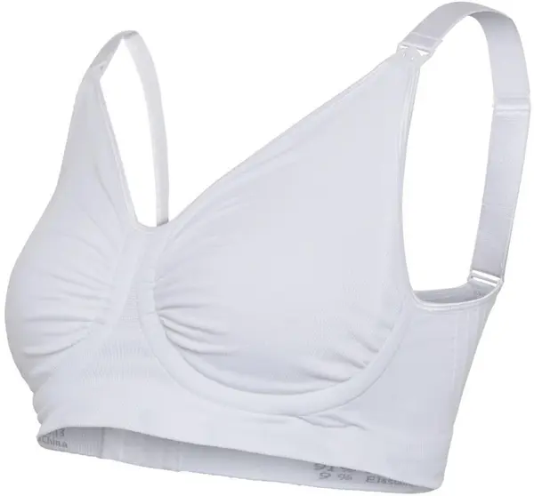 Sutien alaptare, Fara cusaturi Carriwell - Carri-Gel, marimea L, alb