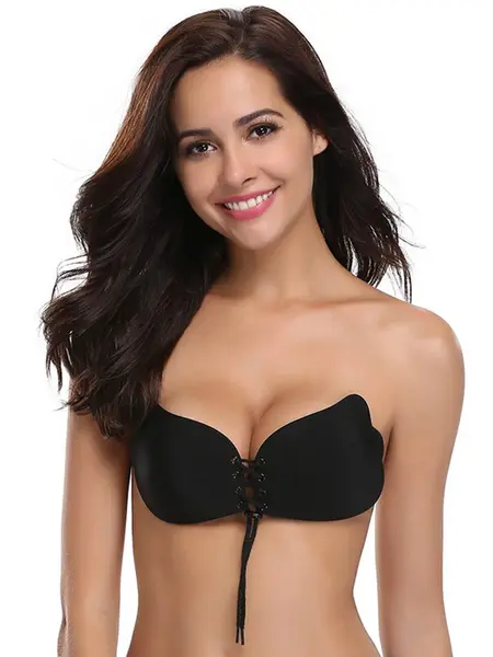 Sutien cu banda adeziva B013 - 1 Negru