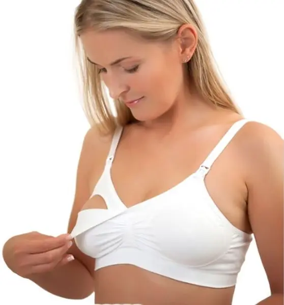 Sutien maternitate și alăptare Babyono 506 Alb Mărimea B - cupă 70-75 cm
