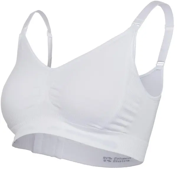 Sutien pentru alaptat, Fara cusaturi Carriwell, marimi I / S, alb