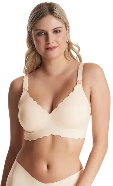 Sutien pentru gravide și alăptare Momcozy - YN46, mărimea XL, Skin