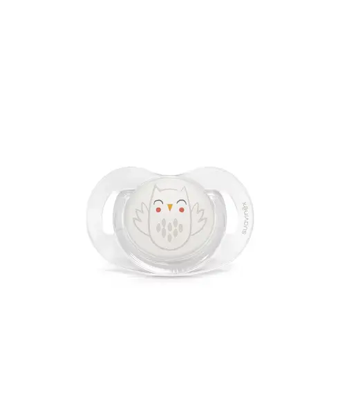 Suzeta anatomica SX PRo din silicon premium +18 luni, bufnita bej, Bonhomia, Suavinex
