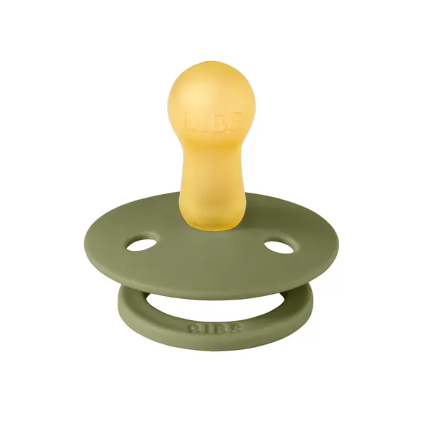 Suzeta Bibs Colour Latex tetina rotunda 6 luni + Olive