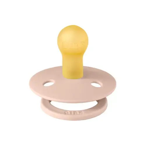 Suzeta BIBS Studio Collection Colour Flower Latex, tetina rotunda, 0 luni +