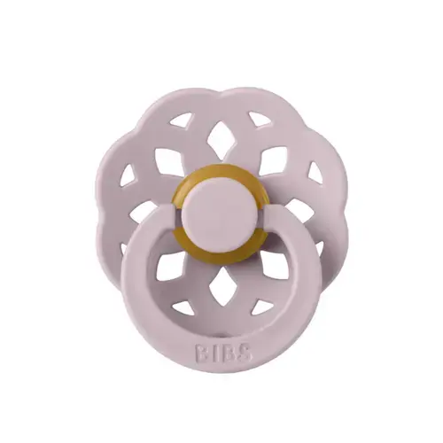 Suzeta Boheme Latex BIBS Dusky Lilac, tetina rotunda, 0 luni +