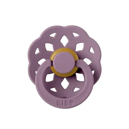 Suzeta Boheme Latex BIBS Mauve, tetina rotunda, 6 luni +