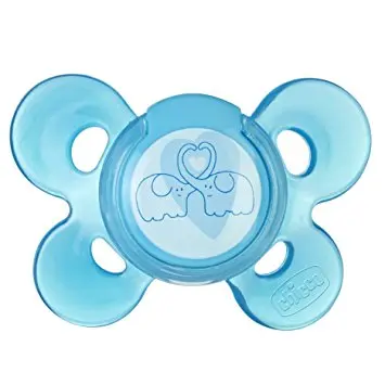 Suzeta Chicco s. Physio Comfort, forma ort., 6-12 luni, bleu