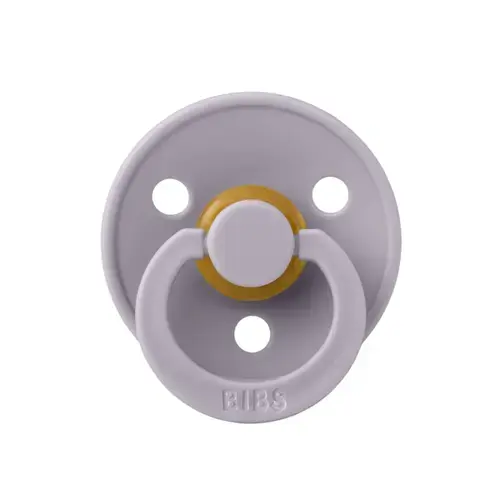 Suzeta Colour Latex BIBS Fossil Grey, tetina simetrica, 0 luni +