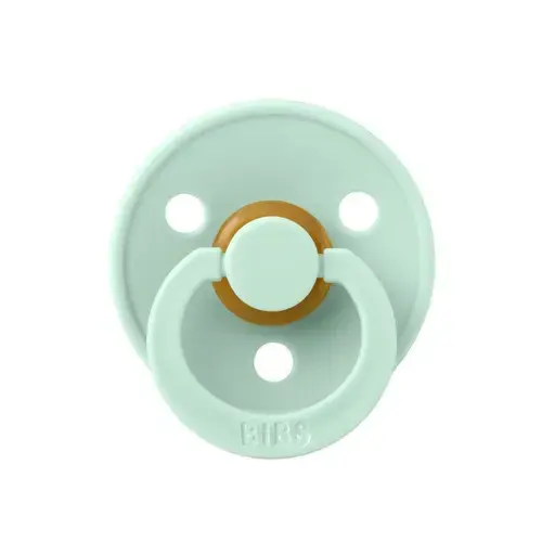 Suzeta Colour Latex, Tetina Rotunda, 0 Luni +, Nordic Mint
