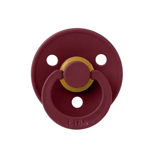 Suzeta Colour Latex, Tetina Rotunda, 6 Luni +, Elderberry