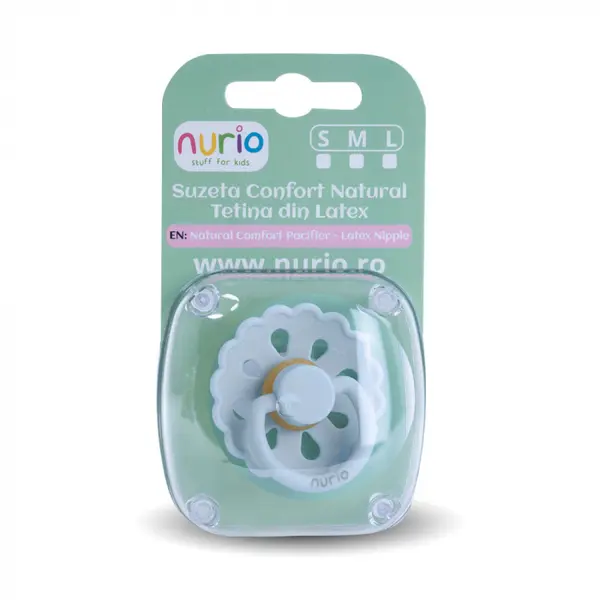 Suzeta Confort Premium - Tetina din Latex - Gri