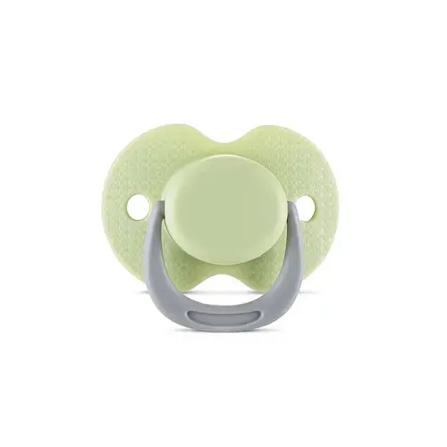 Suzeta cu capac Lorelli, silicon moale, 0 luni+, Verde