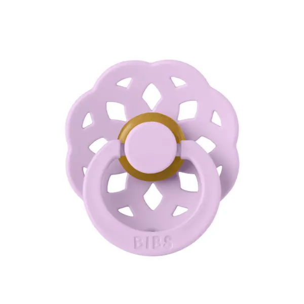 Suzeta din latex cu tetina rotunda pentru +6 luni Boheme Violet Sky, 1 bucata, Bibs