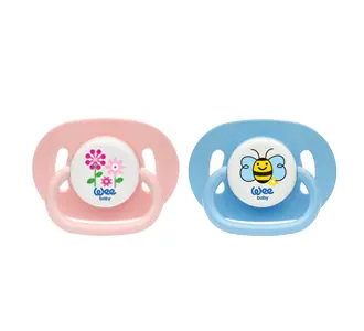 Suzeta din silicon rotunda nr.3 cu model, 1 bucata, Wee Baby