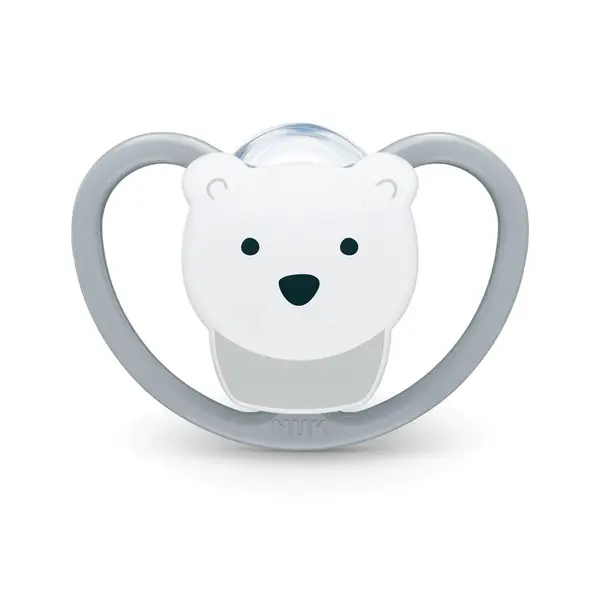 Suzeta NUK Perfect Match Air Silicon Cutie Depozitare Urs Polar 6-18 luni