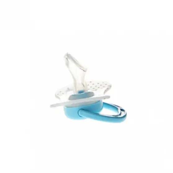 Suzeta silicon ortodontica Minut Baby 0-6 + turcoaz
