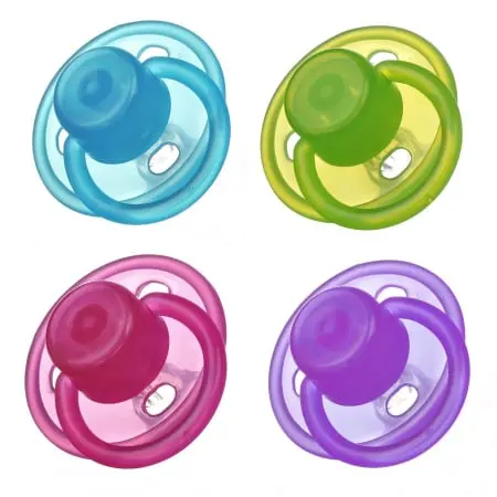 Suzeta silicon rotunda Minut Baby 3+ turcoaz
