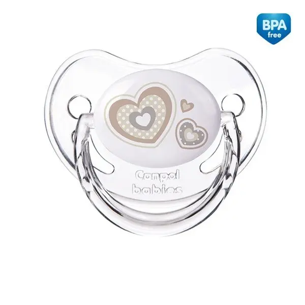 Suzeta simetrica din silicon 6-18 luni newborn baby with cap 22581