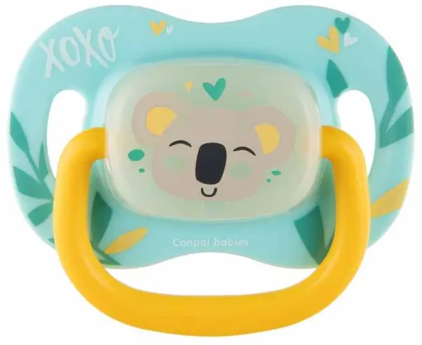 Suzetă simetrică din silicon Canpol - Exotic, 0-6 m, Koala