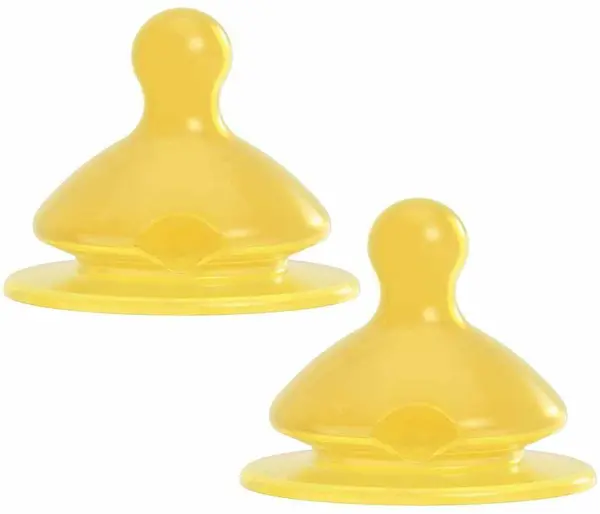 Suzete din cauciuc NIP Green - Cherry, 0 m+, flow S, 2 bucăți