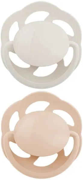 Suzete din latex NIP - Cherry Newborn, fată, 0-2 luni, 2 bucăți