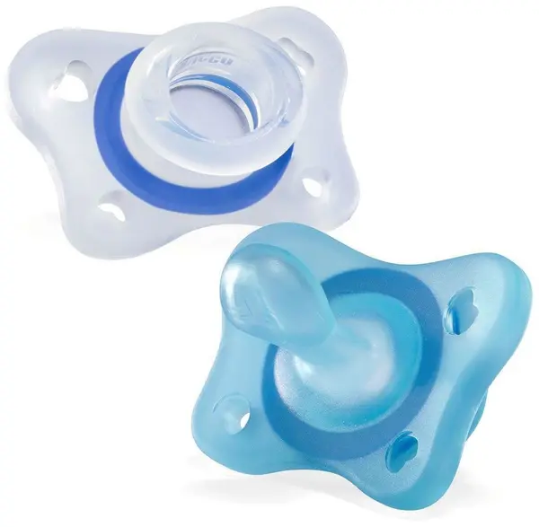Suzete din silicon Chicco - PhysioForma Mini Soft, 2-6 luni, pentru băieți, sortiment