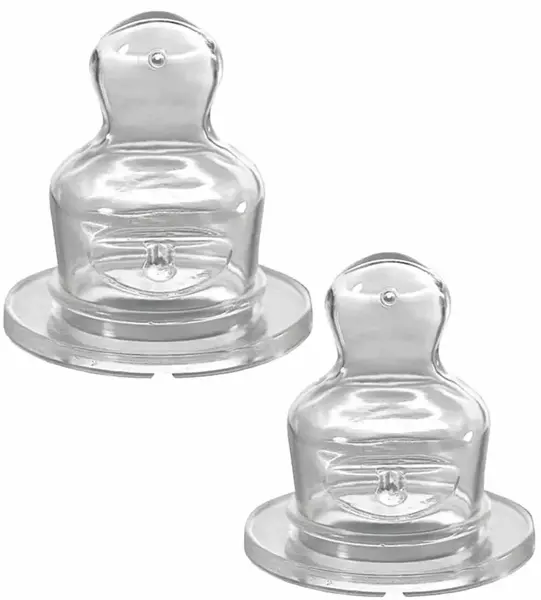 Suzete din silicon NIP - Anti-colic vent, flow S, 6 l+, 2 bucăți