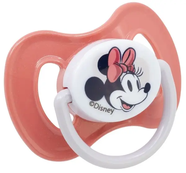 Suzete din silicon Stor - Minnie Mouse Heart Full, 6 luni+, 2 buc