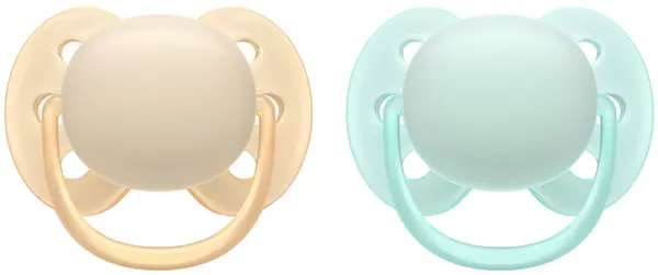 Suzete Philips Avent - Ultra Soft, 0-6 luni, 2 buc, pastel