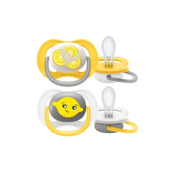 Suzete set, Philips Avent ortodontice, Ultra Air Neutral, 2 buc, 6-18 luni, Lamaie
