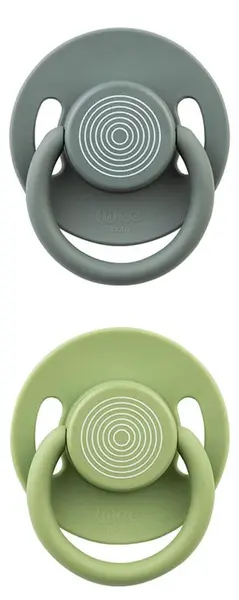 Suzete Wee Baby - Cool, 2 bucăți, 6-18 m, albastru și verde