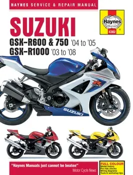Suzuki Gsx-R600, 750 & 1000, '03-'06, Paperback/***