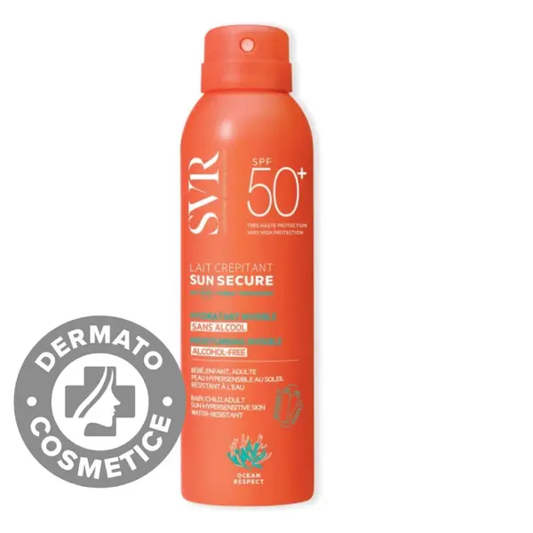 SVR Sun Secure Lait Crepitant Lotiune cremoasa spray SPF 50+ 200 ml
