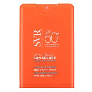 SVR Sun Secure spray pentru bronzat SPF50+ Moisturising Invisible Pocket Spray 20 ml
