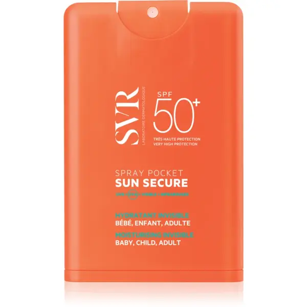 SVR Sun Secure Spray Pocket spray pentru voiaj plaja SPF 50+ 20 ml