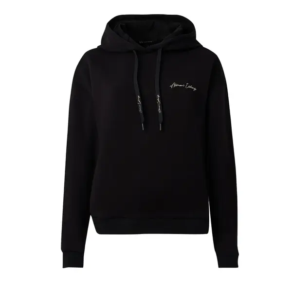 Sweatshirt printed hooded black L