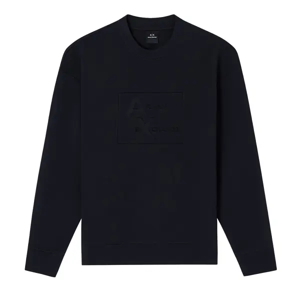 Sweatshirt with embossed logo M