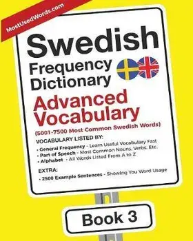 Swedish Frequency Dictionary - Advanced Vocabulary: 5001-7500 Most Common Swedish Words, Paperback/Mostusedwords
