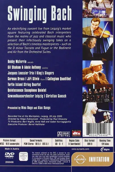 Swinging Bach (DVD) | Johann Sebastian Bach
