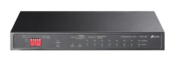 Switch 10 porturi Gigabit Tp-Link TL-SG1210PP, 6 porturi PoE+, 2 porturi PoE++, 1 port SFP/RJ45, 1 port RJ45, 123W