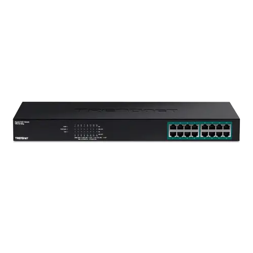 Switch 16 porturi Gigabit PoE+246W-TRENDnet TPE-TG160G
