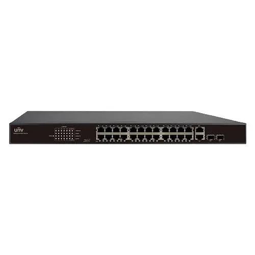 Switch 24 porturi PoE, 2 x porturi Combo 1000Mbps, 370W - UNV NSW2010-24T2GC-POE-IN
