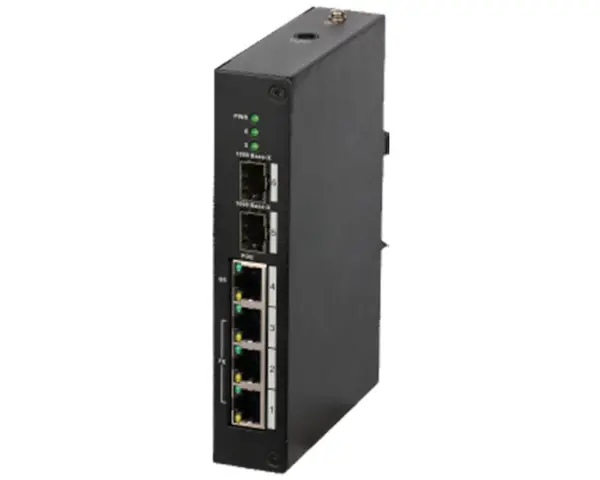Switch 4 porturi PoE + 2 porturi SFP, XS-SW0604-96-DIN-HIPOE