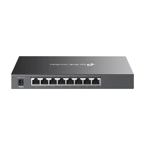 Switch 4 porturi RJ45 Gigabit PoE, 4 x RJ45 Gigabit, Buget PoE 62W, Management - TP-Link Omada SG2008P