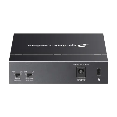 Switch 4 x RJ45 Gigabit PoE, 1 x RJ45 1G, Buget PoE 65W, Unanaged - TP-Link Omada DS105GP