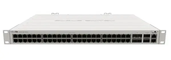 Switch 48 de porturi Gigabit MikroTik CRS354-48G-4S+2Q+RM RouterOS/ SwitchOS, Rackabil