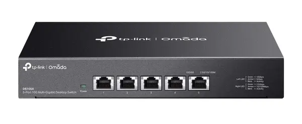 Switch 5 porturi 10 Gigabit Omada Tp-Link DS105X, Wi-Fi 6, Plug and play